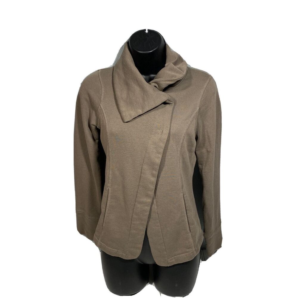 eddie bauer sweatshirt‎ xs wrap around cowl gray